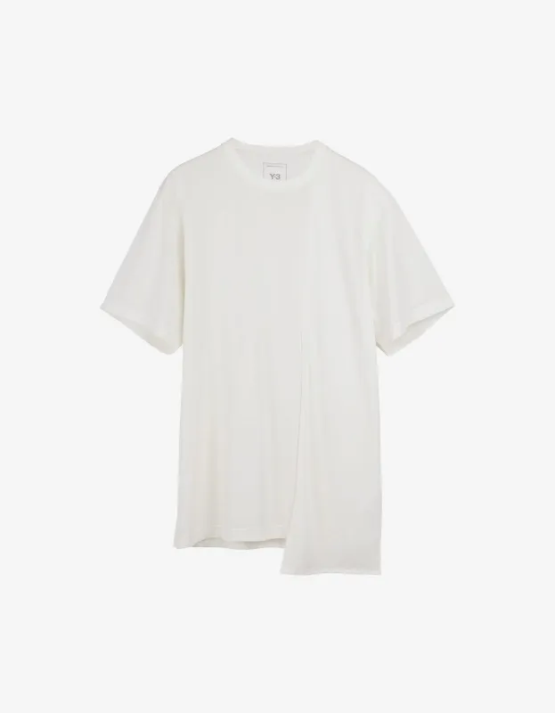 Y-3 White Premium Short Sleeve T-Shirt sold by Zoo Fashions