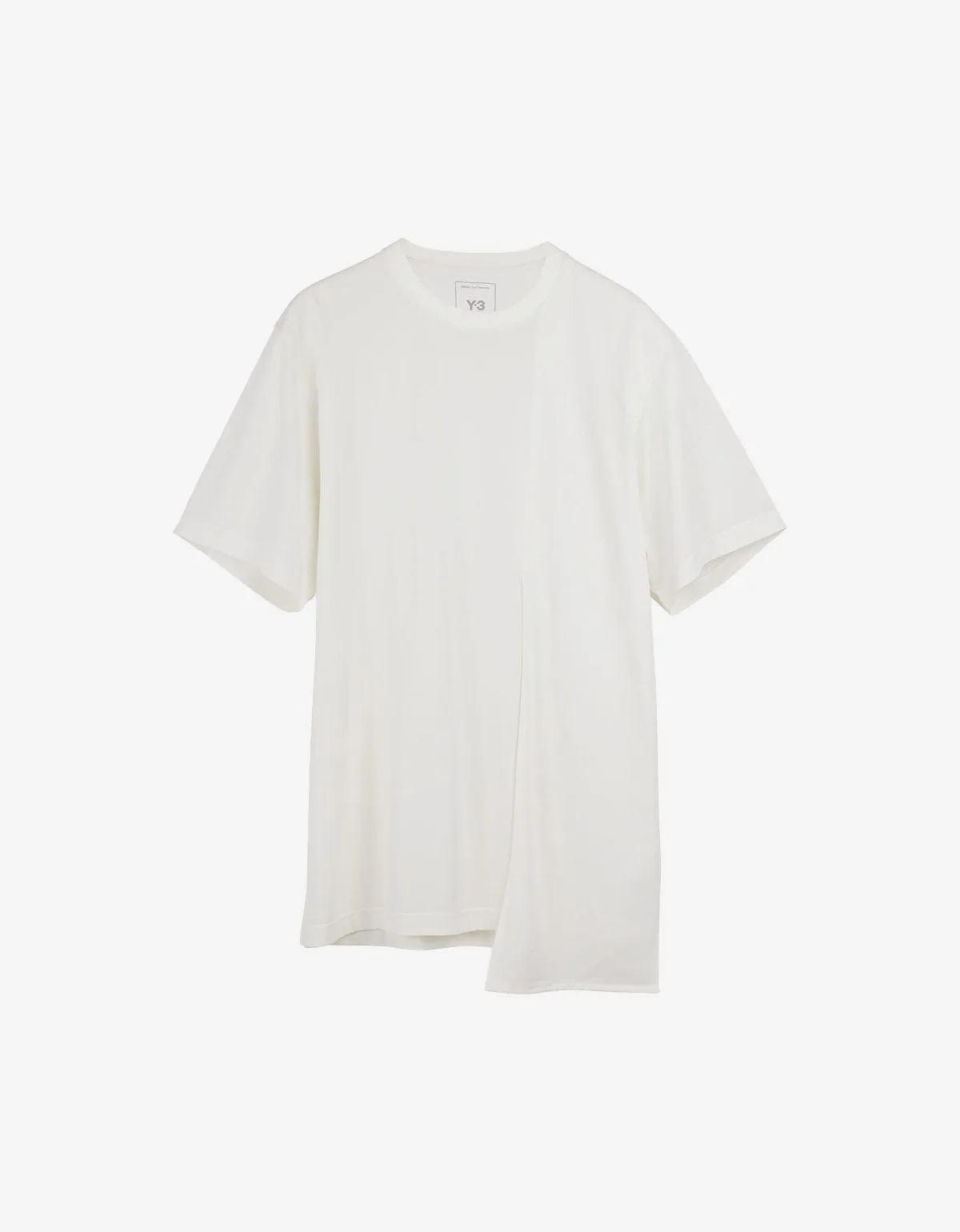 Y-3 White Premium Short Sleeve T-Shirt sold by Zoo Fashions