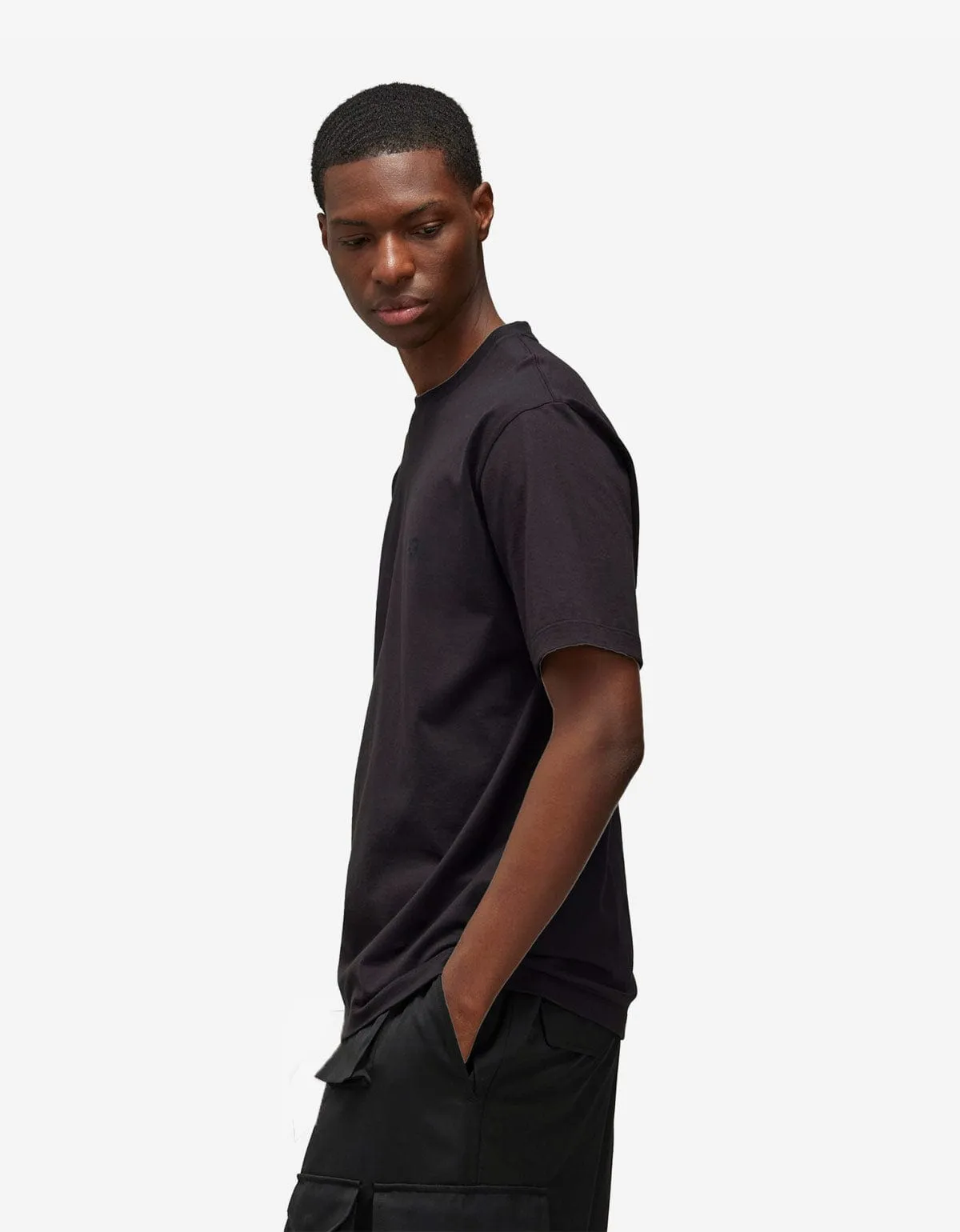 Y-3 Black Logo T-Shirt sold by Zoo Fashions product image thumbnail 5