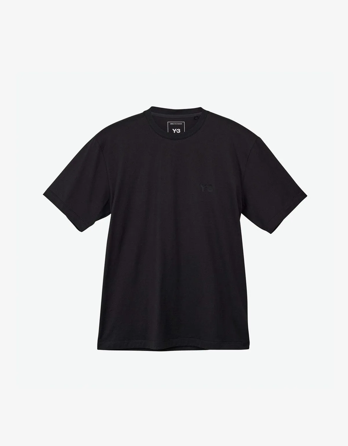 Y-3 Black Logo T-Shirt sold by Zoo Fashions