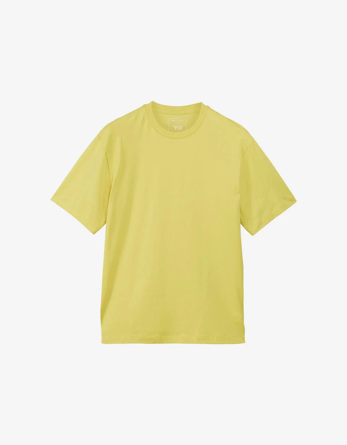 Y-3 Yellow Logo T-Shirt sold by Zoo Fashions