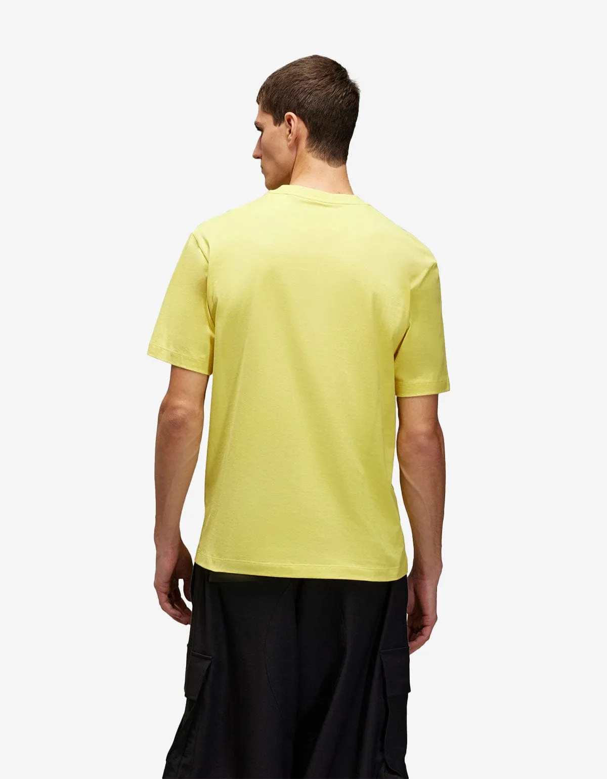 Y-3 Yellow Logo T-Shirt sold by Zoo Fashions product image thumbnail 5