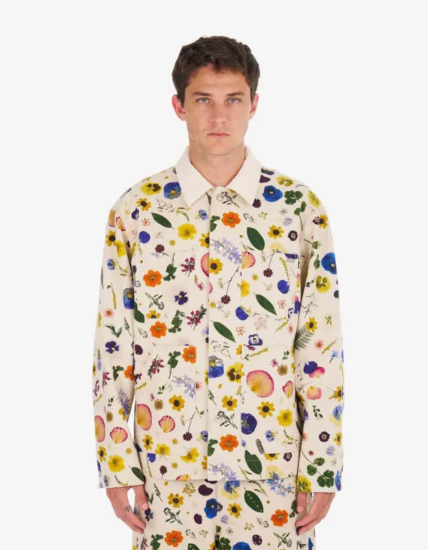 Nahmias Floral Workman Jacket made by Nahmias