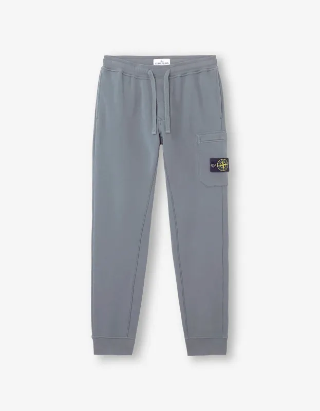 Stone Island Avio Blue Sweat Pants sold by Zoo Fashions
