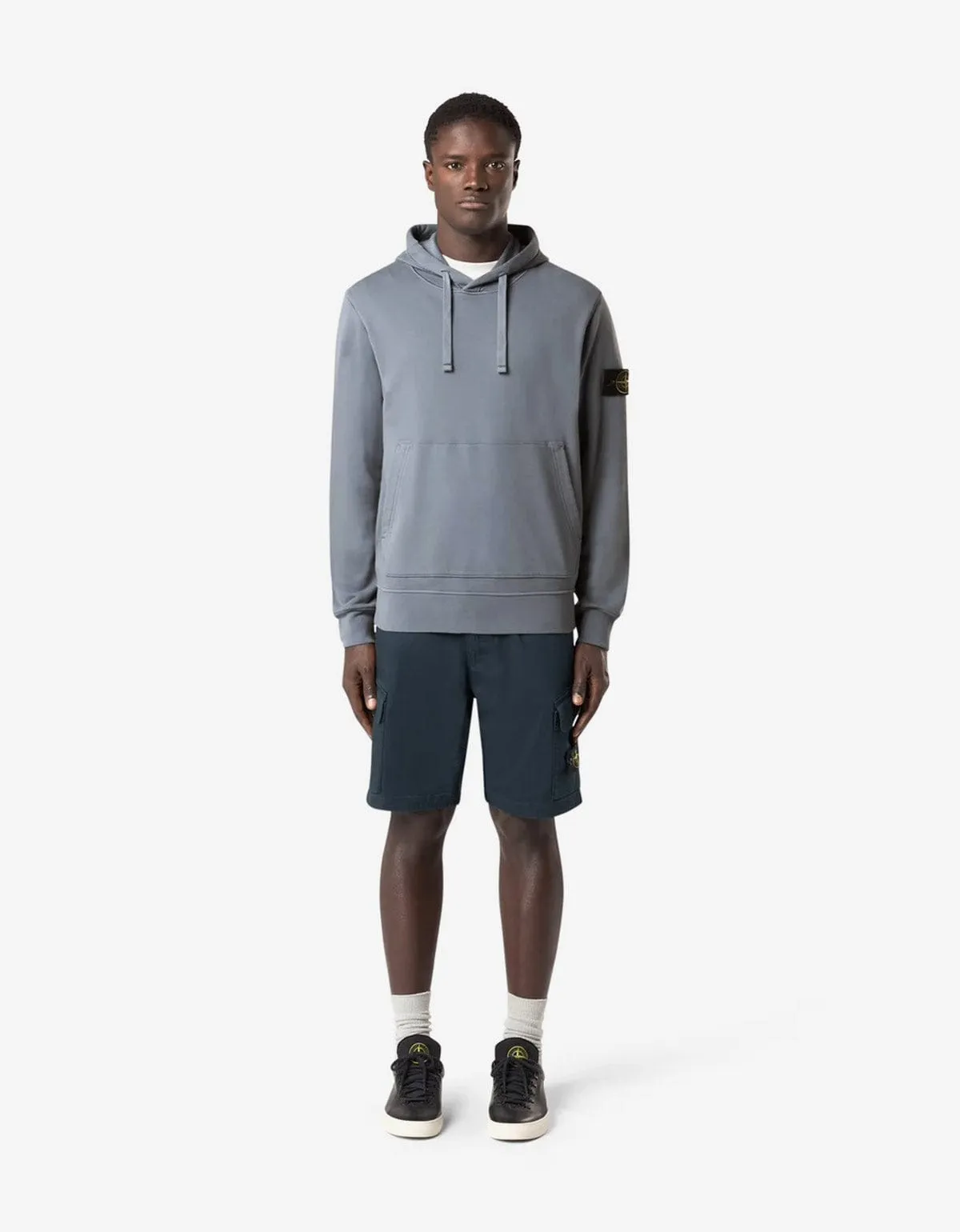 Stone Island Avio Blue Hoodie sold by Zoo Fashions product image thumbnail 2