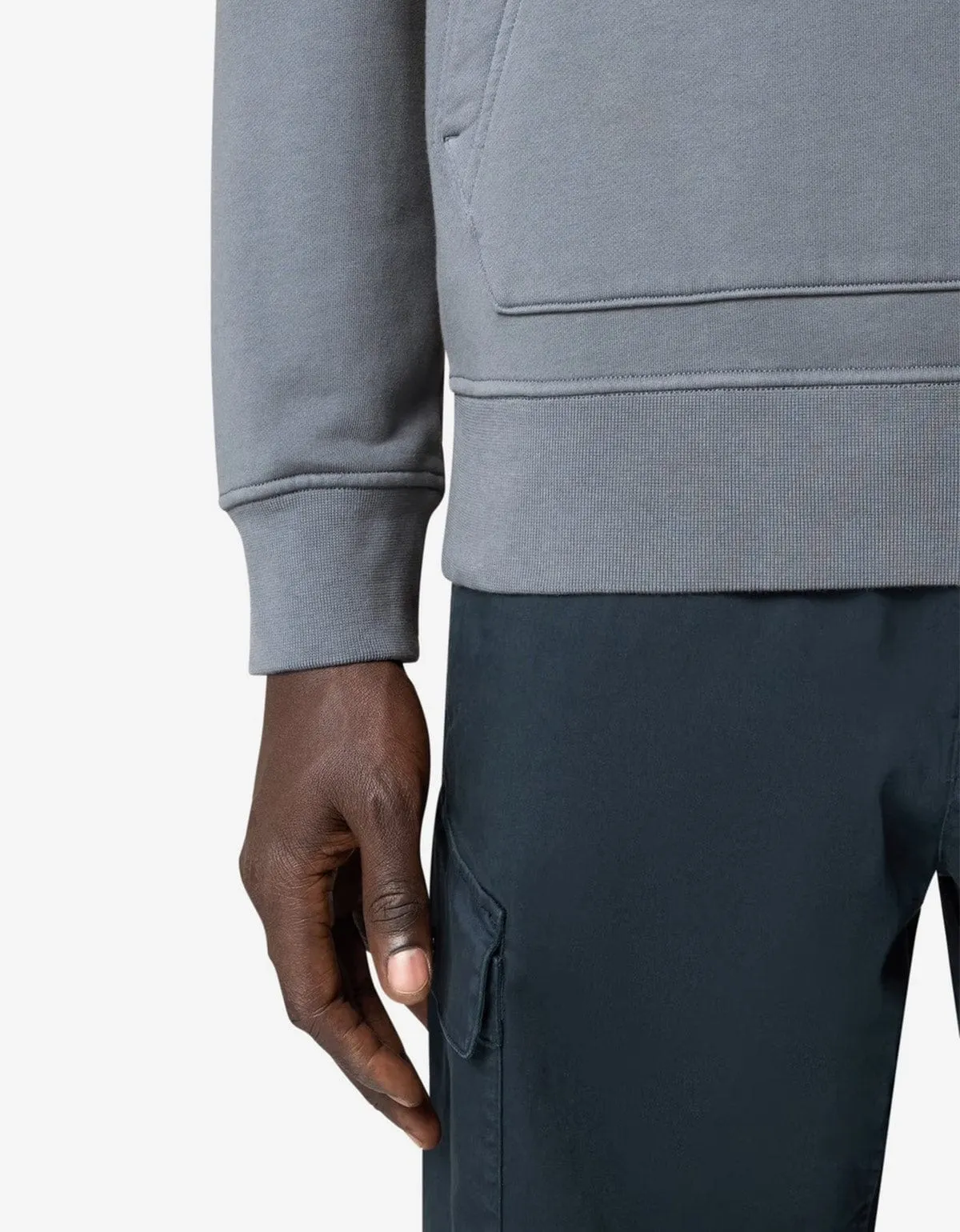 Stone Island Avio Blue Hoodie sold by Zoo Fashions product image thumbnail 5