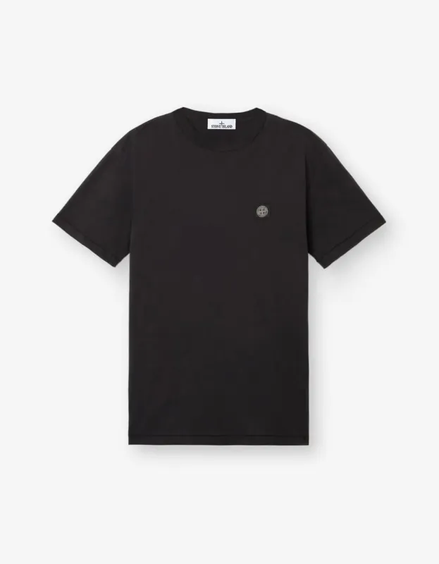 Stone Island Black Compass Logo T-Shirt sold by Zoo Fashions