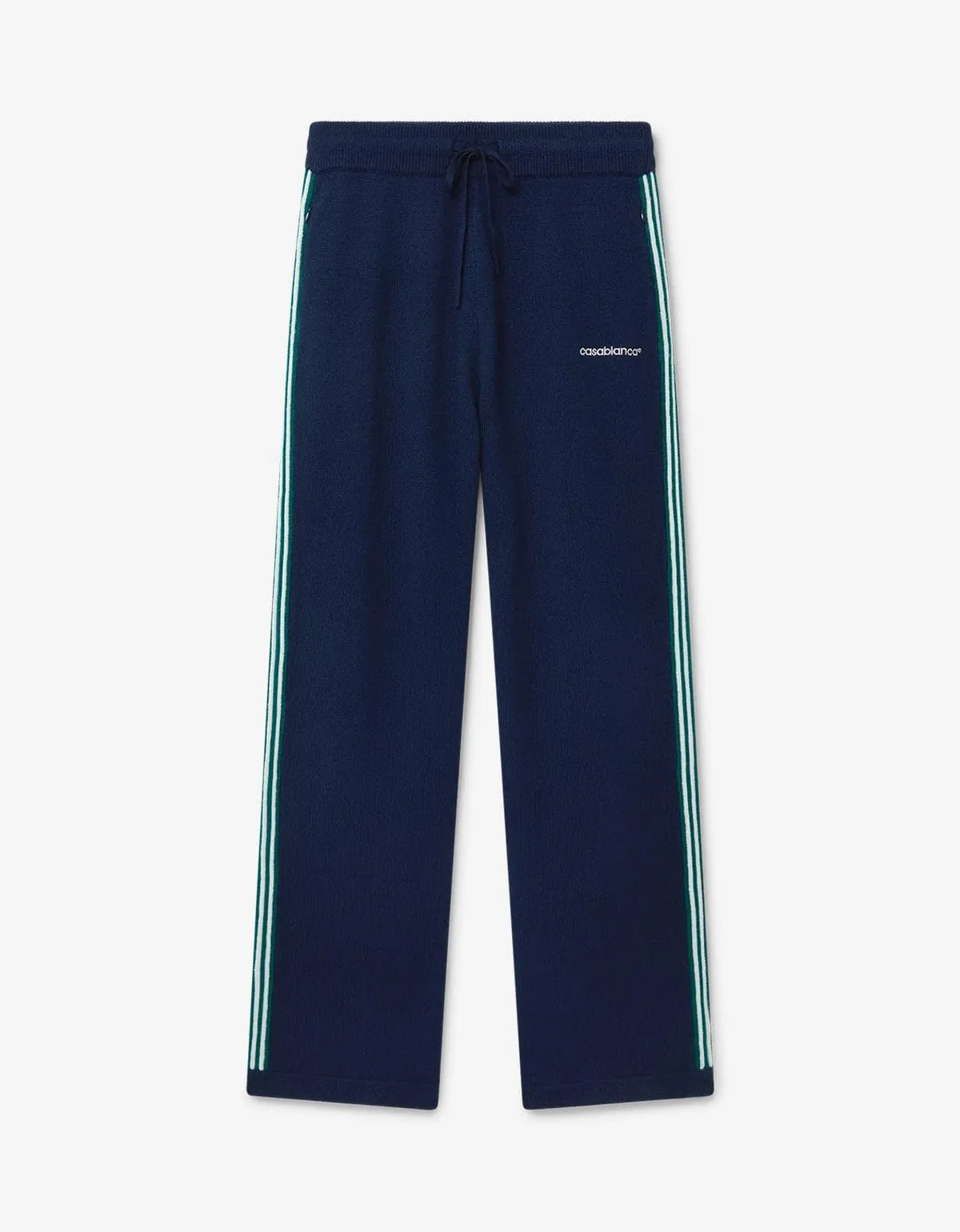 Casablanca Navy Blue Knit Tennis Trousers sold by Zoo Fashions