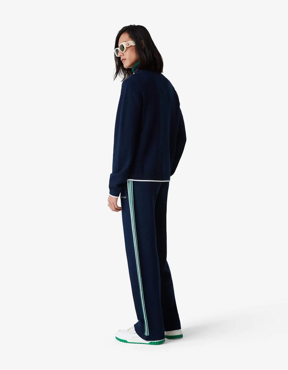 Casablanca Navy Blue Knit Tennis Trousers sold by Zoo Fashions product image thumbnail 4