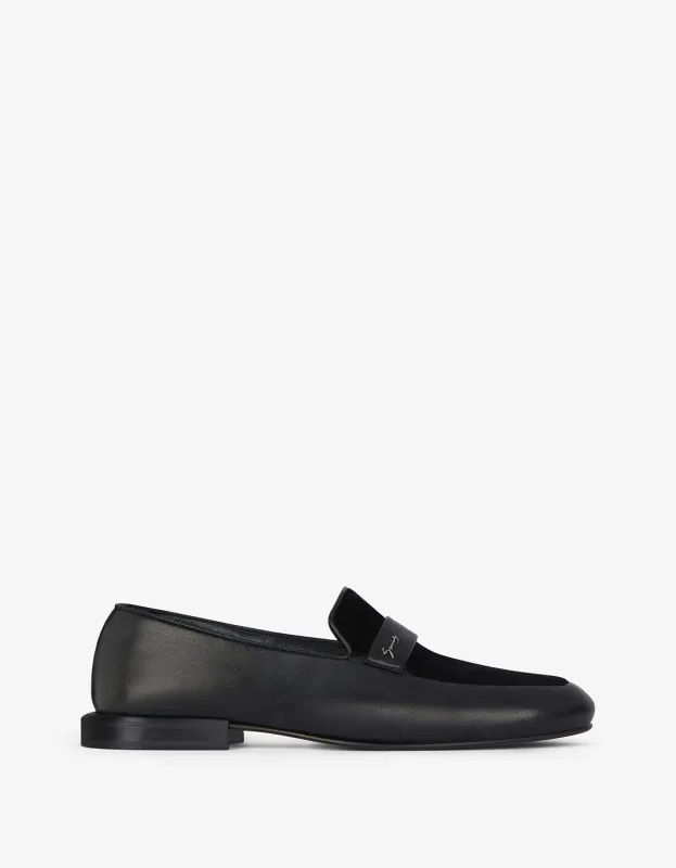 Givenchy Black Leather Loafers made by Zoo Fashions