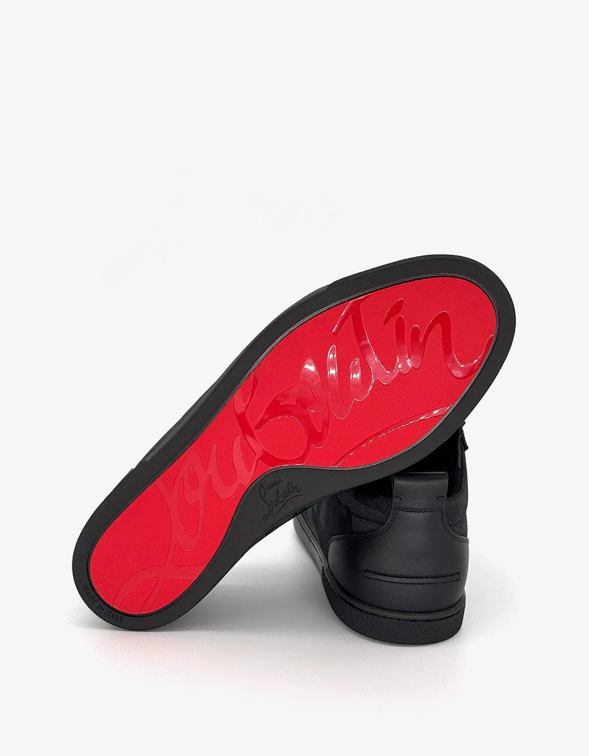 Christian Louboutin F.A.V Fique A Vontade Germoetric Black Trainers sold by Zoo Fashions product image thumbnail 3
