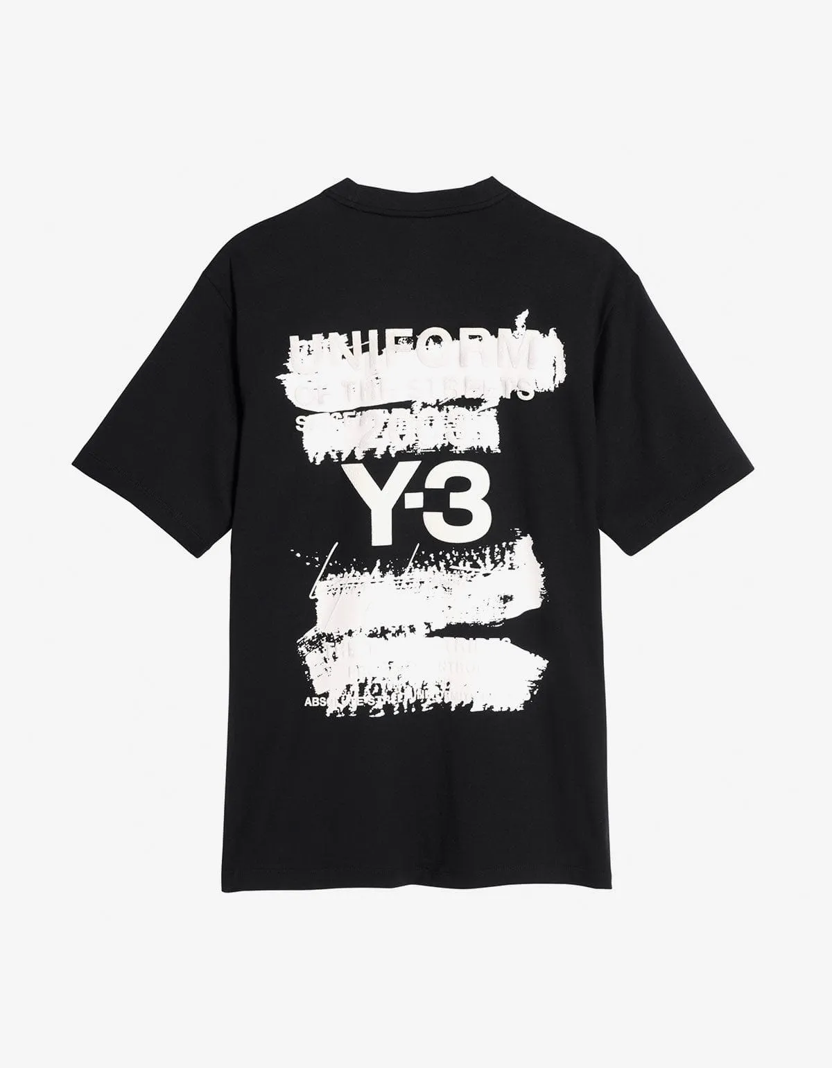 Y-3 Black Graphic Print T-Shirt sold by Zoo Fashions product image thumbnail 3