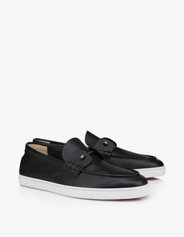 Christian Louboutin Chambeliboat Black Boat Shoes sold by Zoo Fashions