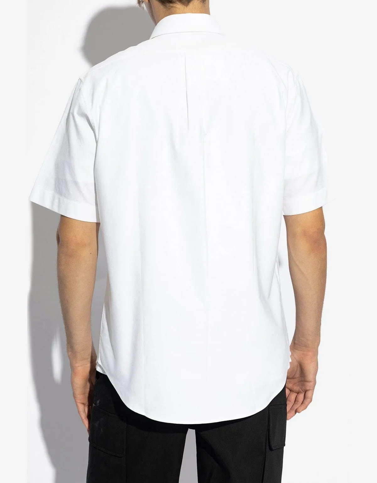 Givenchy White Logo Short Sleeve Shirt sold by Zoo Fashions product image thumbnail 3