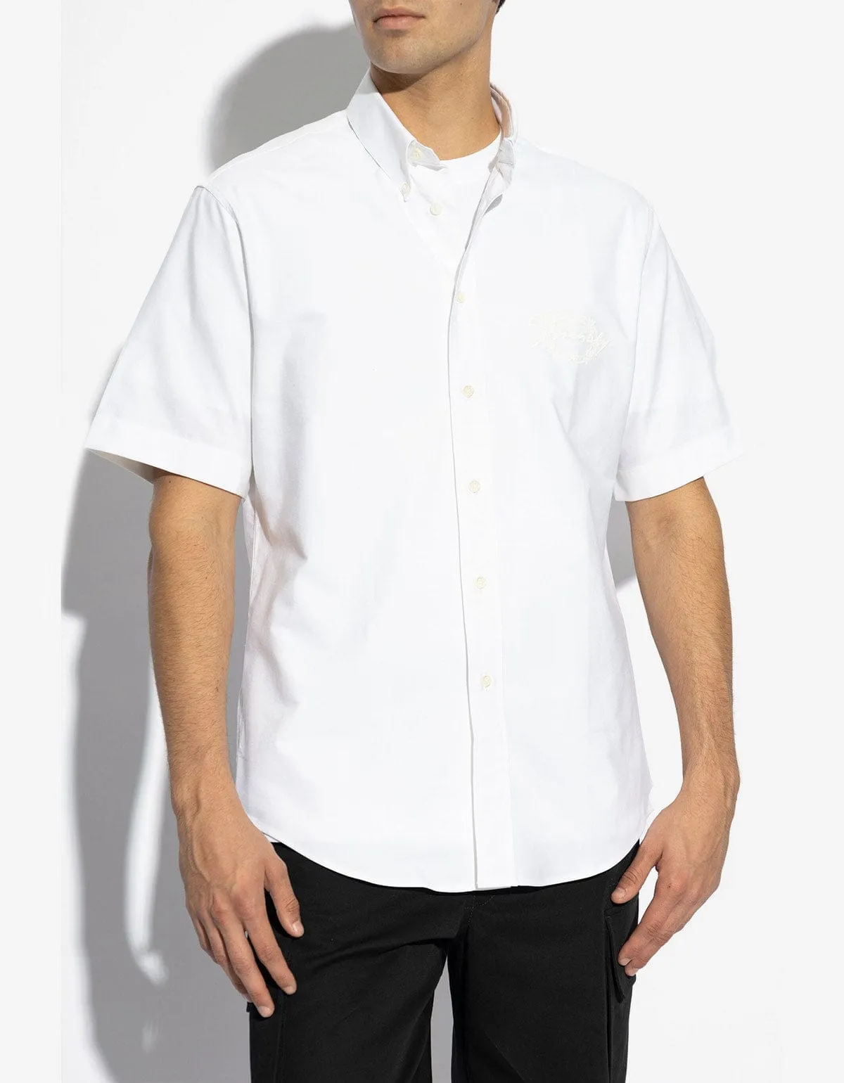 Givenchy White Logo Short Sleeve Shirt sold by Zoo Fashions product image thumbnail 2