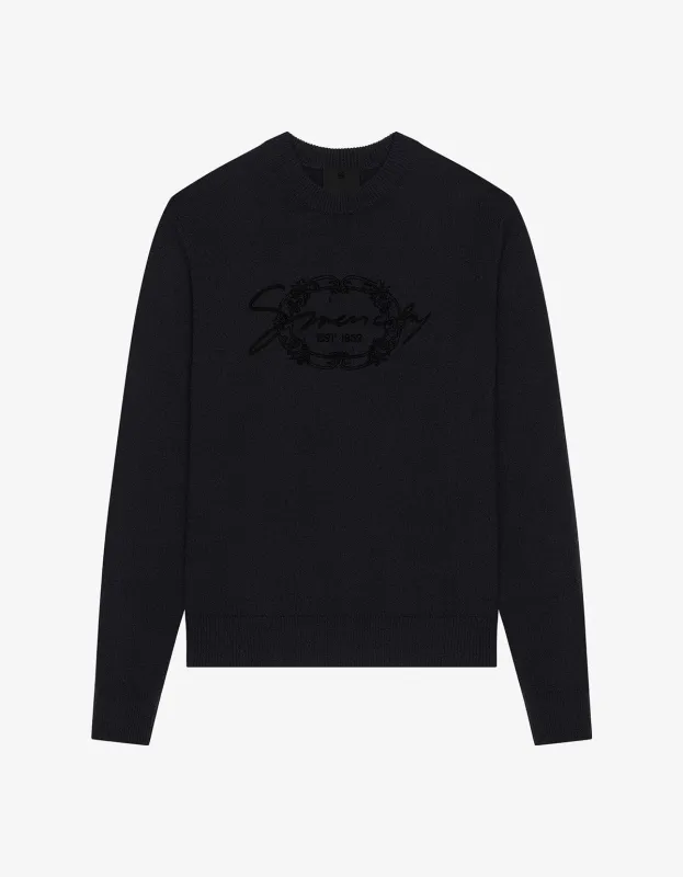 Givenchy Black Medallion Sweater sold by Zoo Fashions