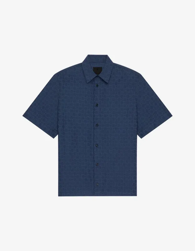 Givenchy Blue Monogram 72 Denim Shirt made by Givenchy