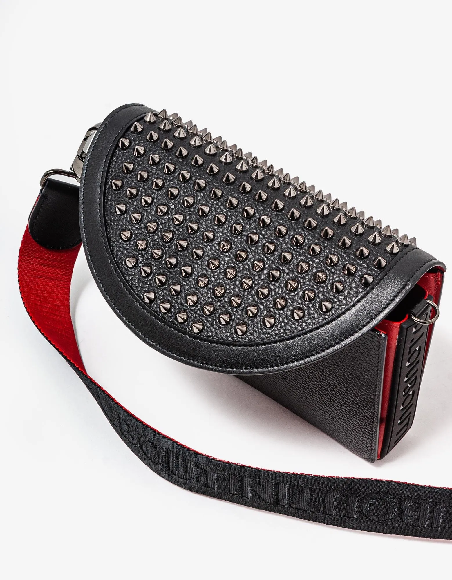 Christian Louboutin Black Funky Strap Wallet sold by Zoo Fashions product image thumbnail 5
