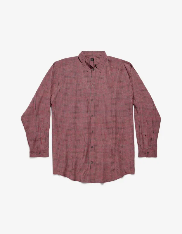 Balenciaga Red Fluid Shirt sold by Zoo Fashions