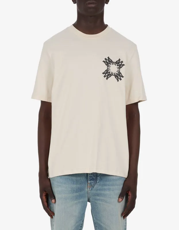 Amiri Alabaster White MA Quad Print T-Shirt sold by Zoo Fashions