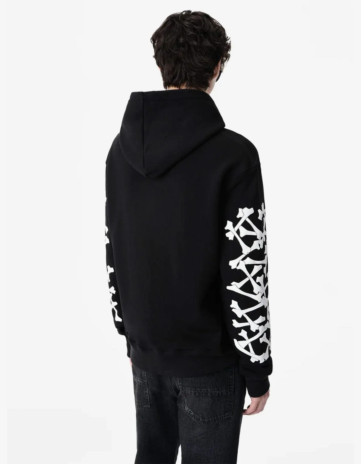 Amiri Black Bones Stacked Hoodie sold by Zoo Fashions product image thumbnail 4