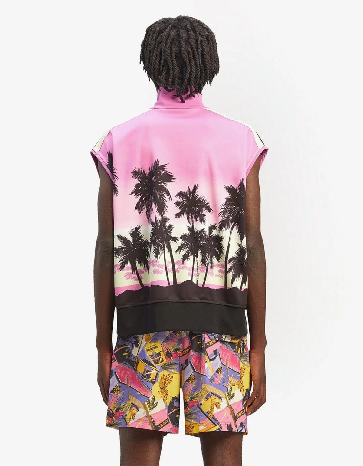 Palm Angels Pink Sunset Track Gilet sold by Zoo Fashions product image thumbnail 2