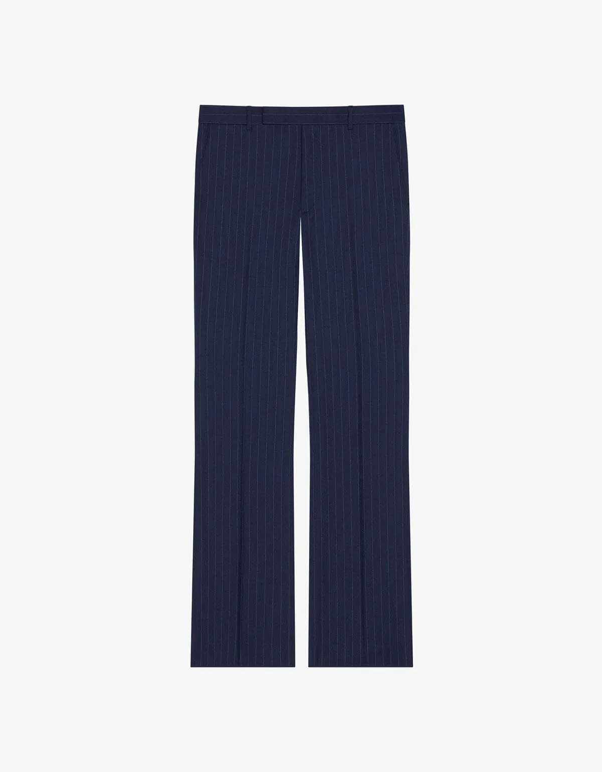 Givenchy Blue Striped Wool Trousers sold by Zoo Fashions