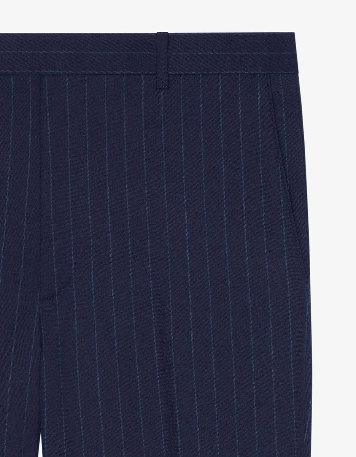 Givenchy Blue Striped Wool Trousers sold by Zoo Fashions product image thumbnail 5