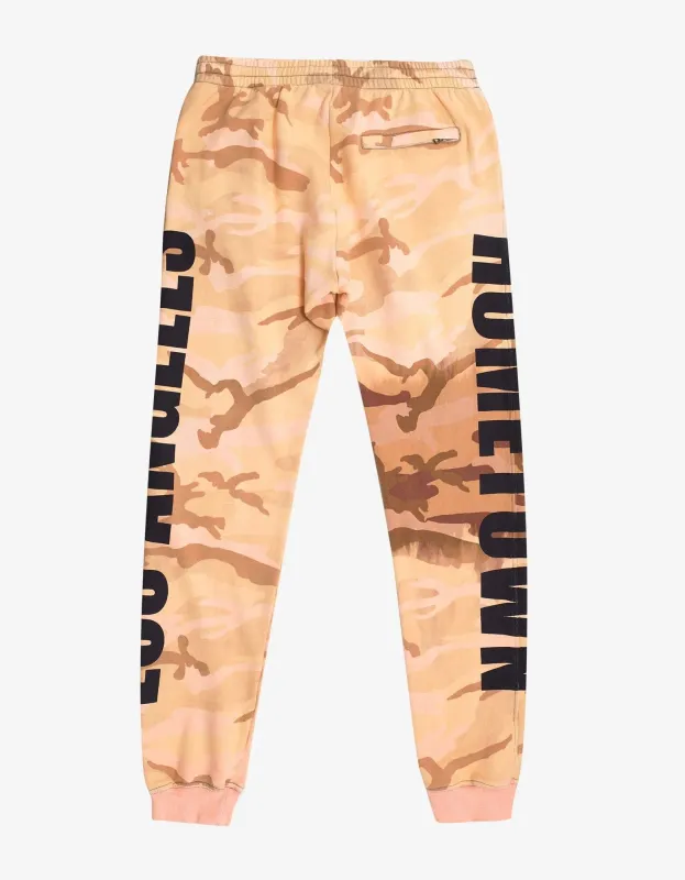 Faith Connexion Orange Camo LA Joggers sold by Zoo Fashions