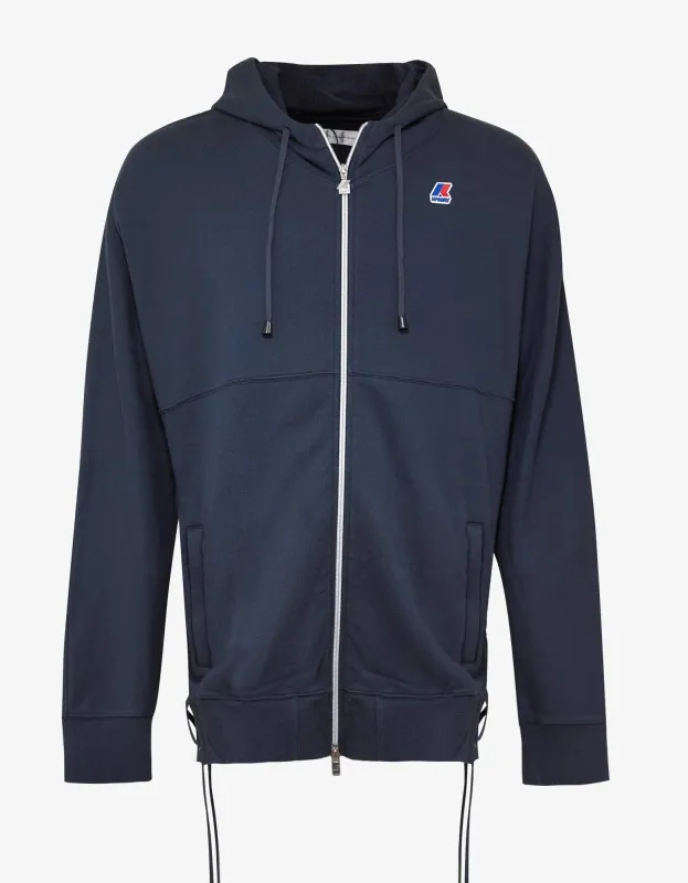 Faith Connexion K-Way Blue Oversized Lace Hoodie sold by Zoo Fashions