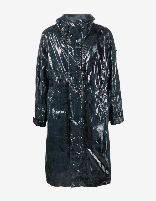Stone Island Shadow Project Blue Long Kagoule Chapter 1 Parka sold by Zoo Fashions