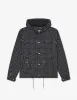 Kenzo Black Kenzo Weave Windbreaker sold by Zoo Fashions