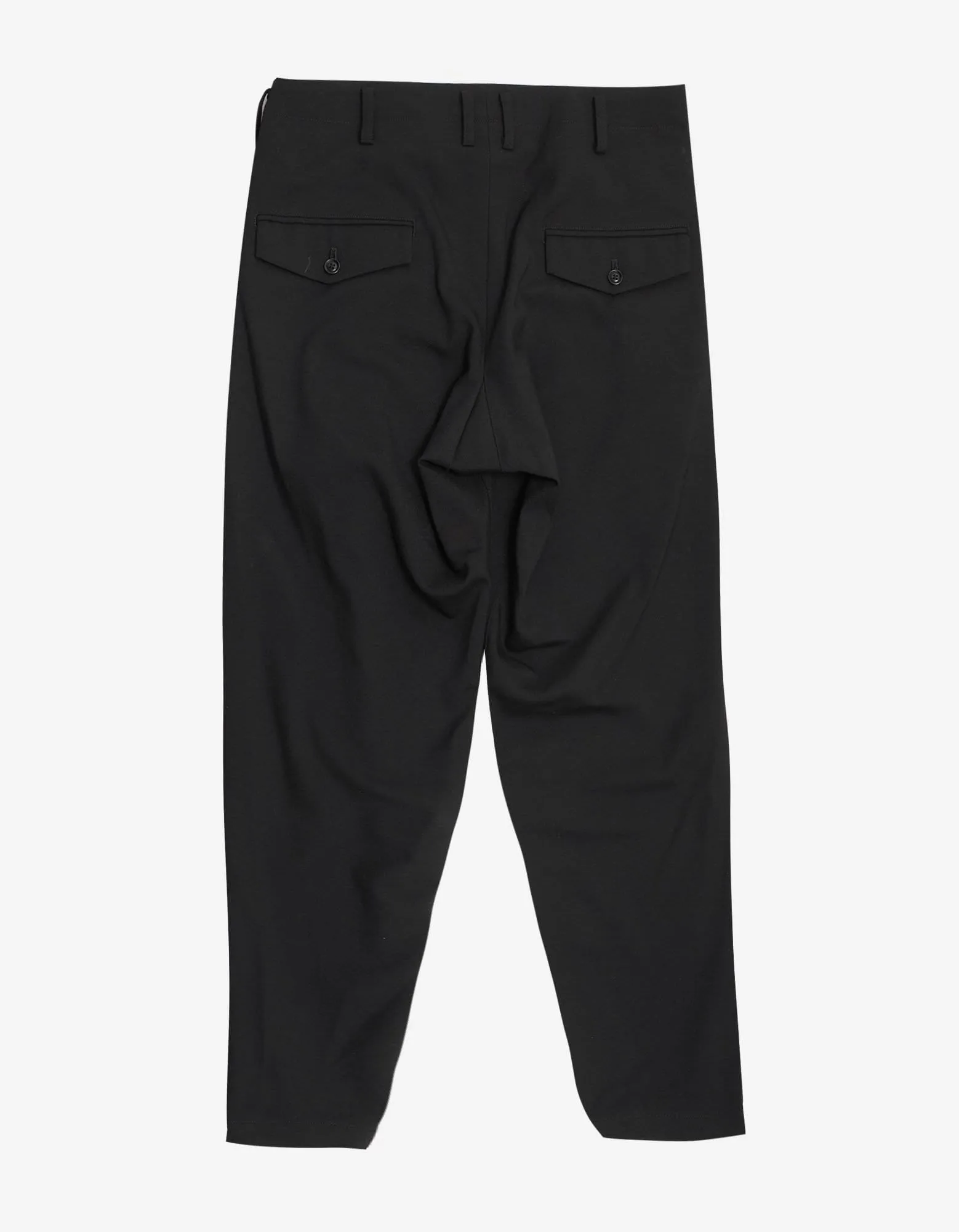 Yohji Yamamoto Black Zip Pocket Trousers sold by Zoo Fashions product image thumbnail 2