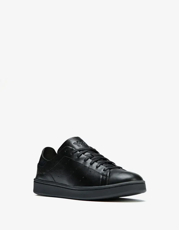 Y-3 Black Stan Smith Trainers sold by Zoo Fashions