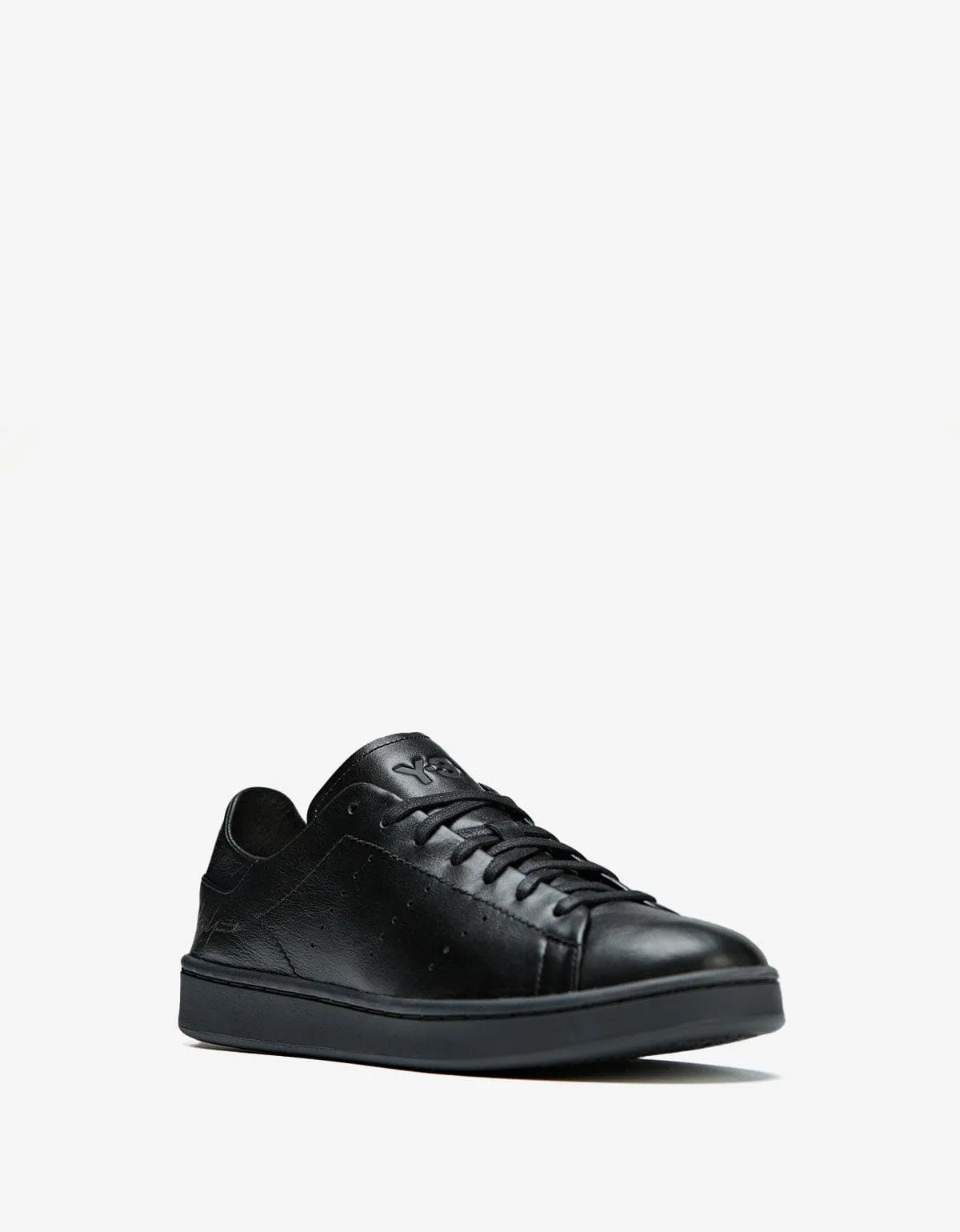 Y-3 Black Stan Smith Trainers sold by Zoo Fashions