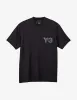 Y-3 Black Logo Short Sleeve T-Shirt sold by Zoo Fashions