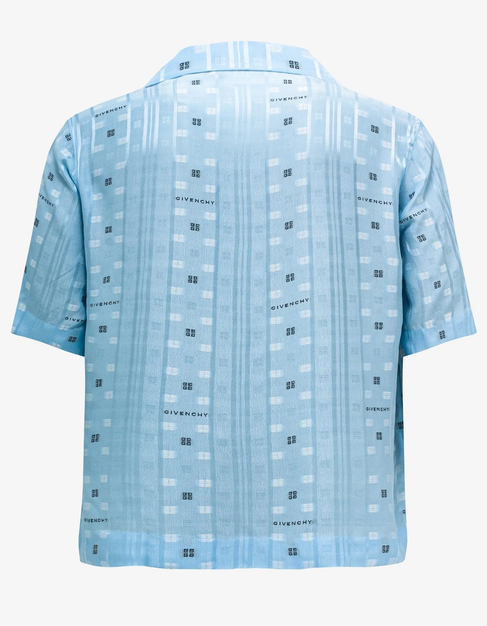 Givenchy Blue 4G Jacquard Hawaiian Shirt sold by Zoo Fashions product image thumbnail 2