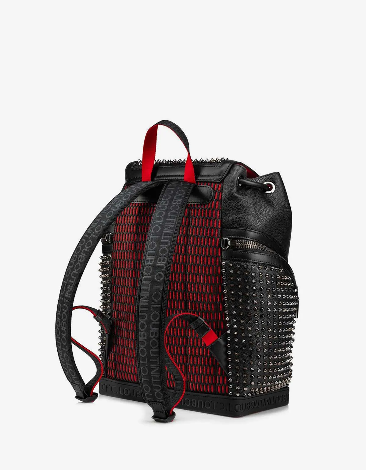 Christian Louboutin Explorafunk Black Leather Backpack - sold by Zoo Fashions product image thumbnail 3