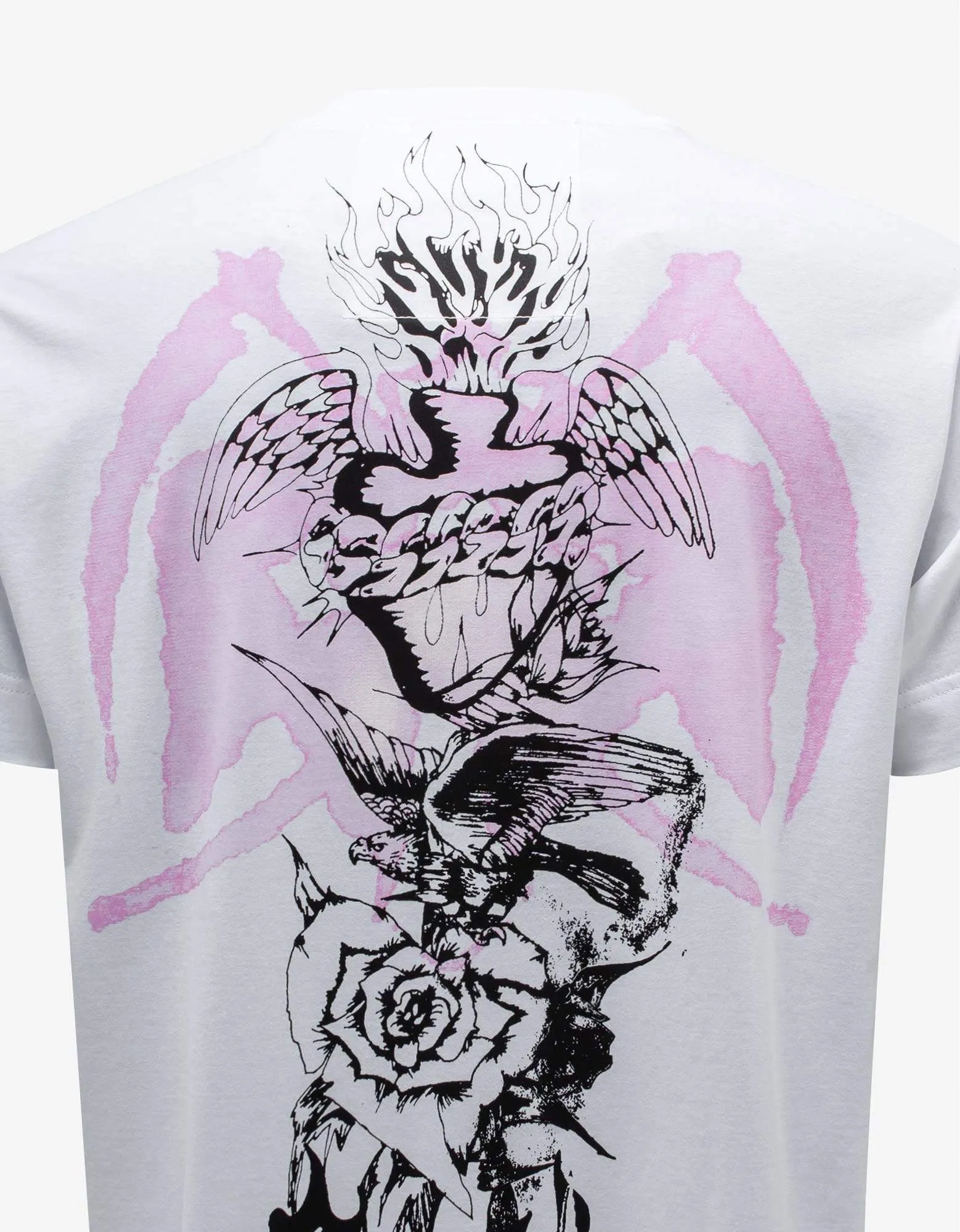 Givenchy White Gothic Print Oversized T-Shirt sold by Zoo Fashions product image thumbnail 4
