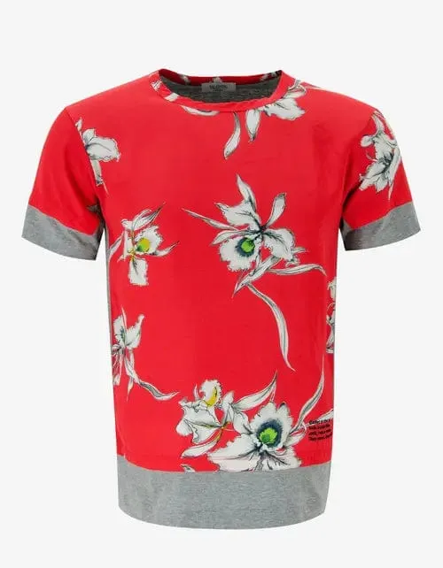 Valentino Hawaii Orchid Print T-Shirt sold by Zoo Fashions