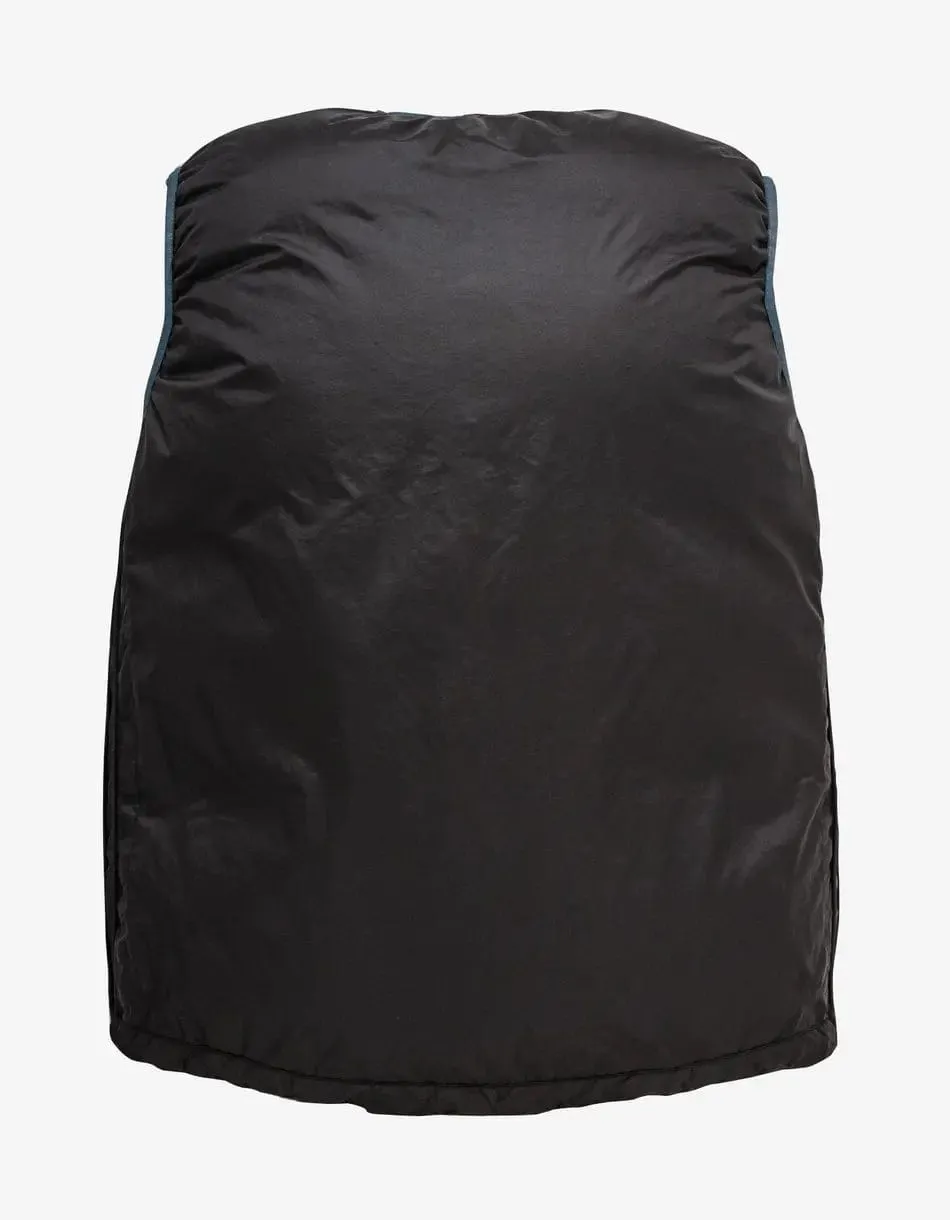 Stone Island Grey Reversible Nylon Metal Down Gilet sold by Zoo Fashions product image thumbnail 4