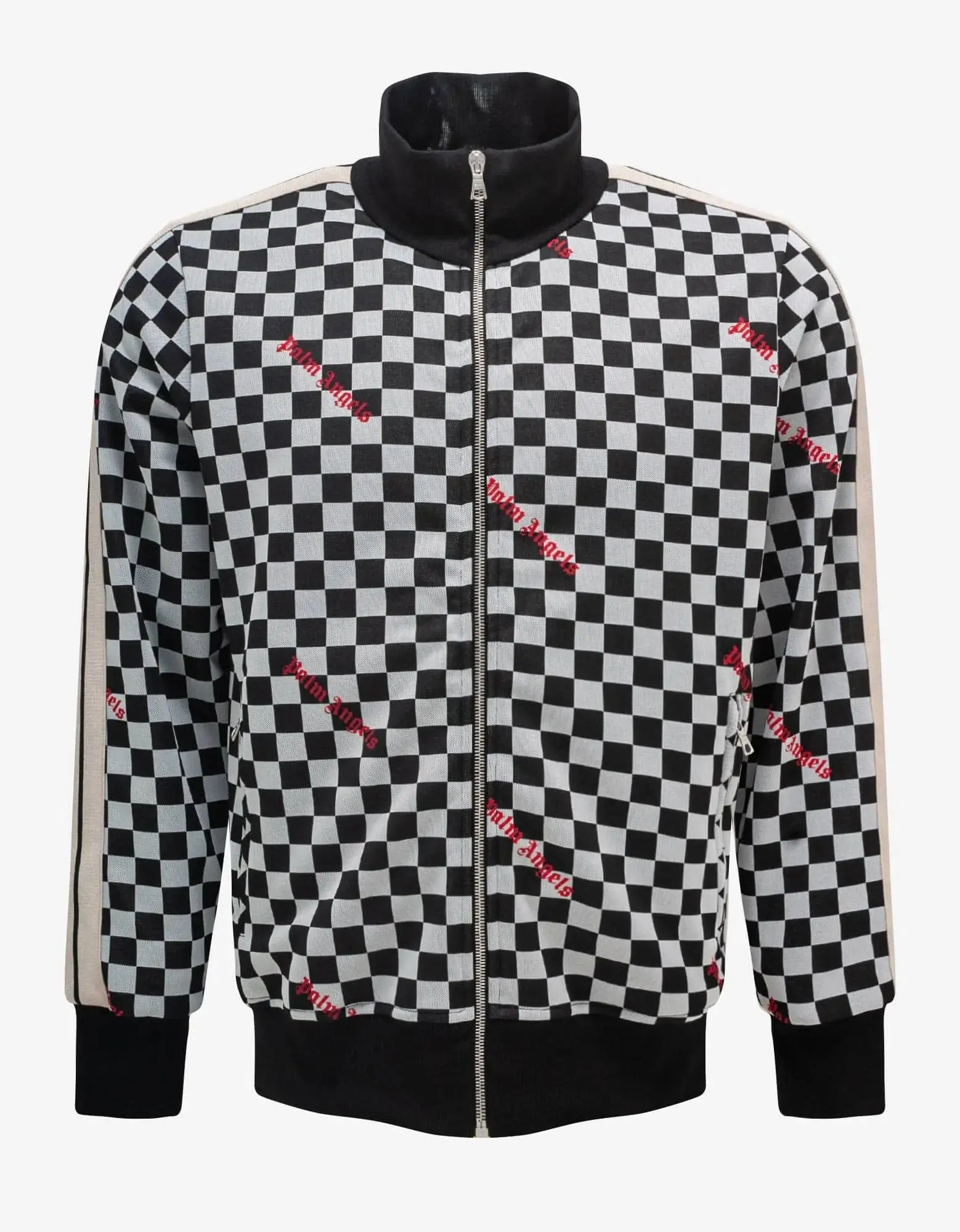 Palm Angels Jacquard Damier Track Jacket sold by Zoo Fashions