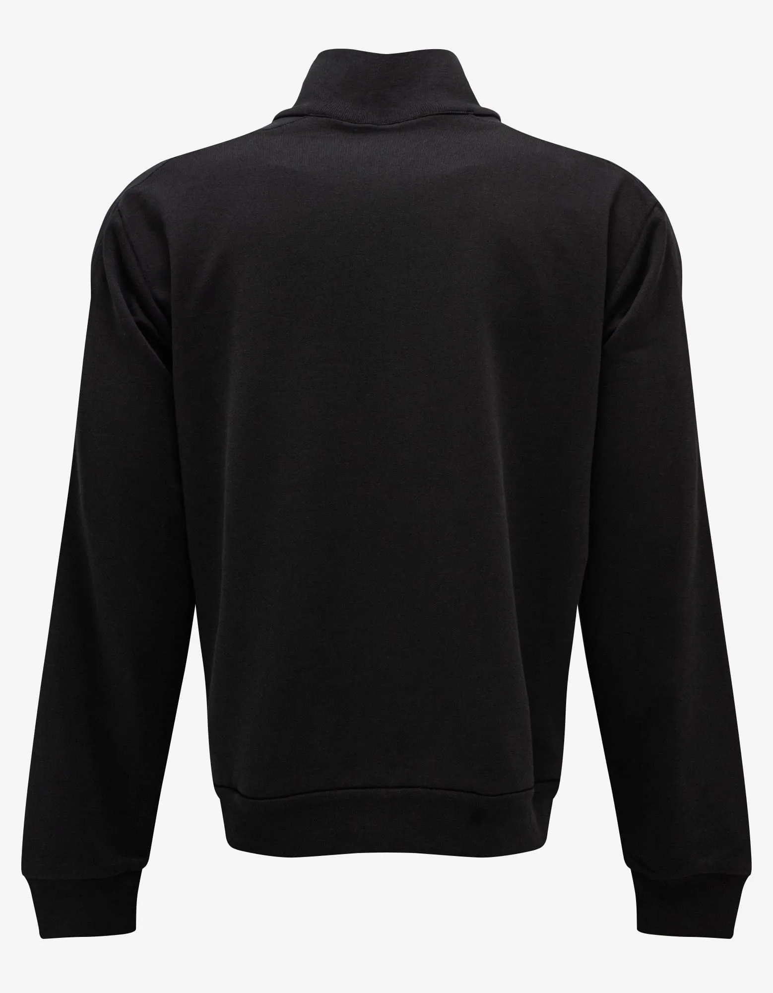 Moncler Black Logo Sleeve Zip Funnel Sweatshirt sold by Zoo Fashions product image thumbnail 2