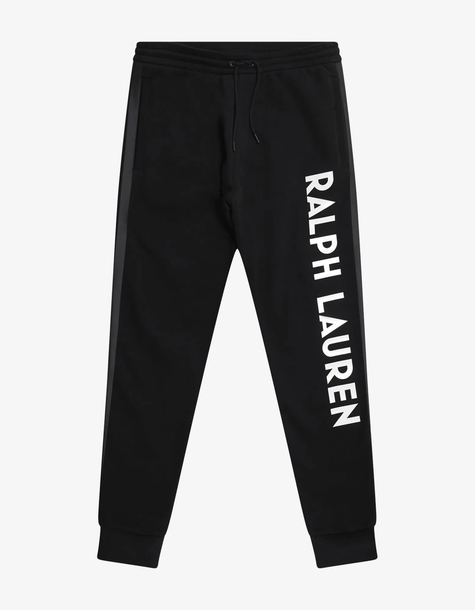 Ralph Lauren Purple Label Black Logo Sweat Pants - SS19 sold by Zoo Fashions