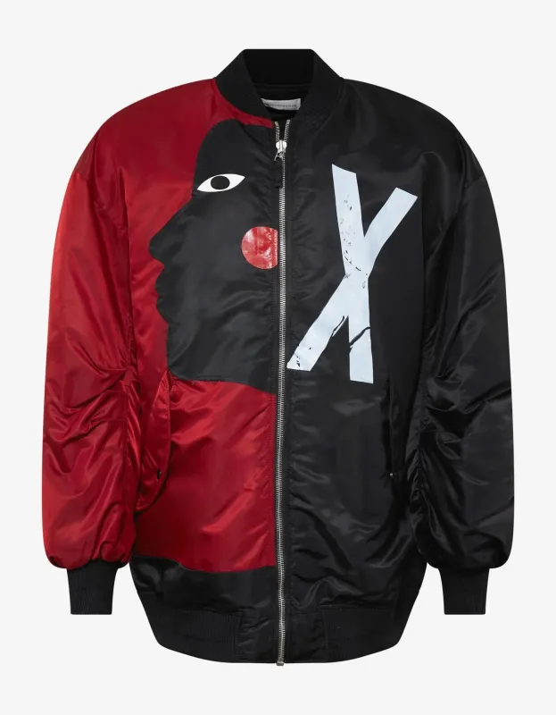 Faith Connexion Swizz Beatz Contrasting Face Bomber Jacket sold by Zoo Fashions