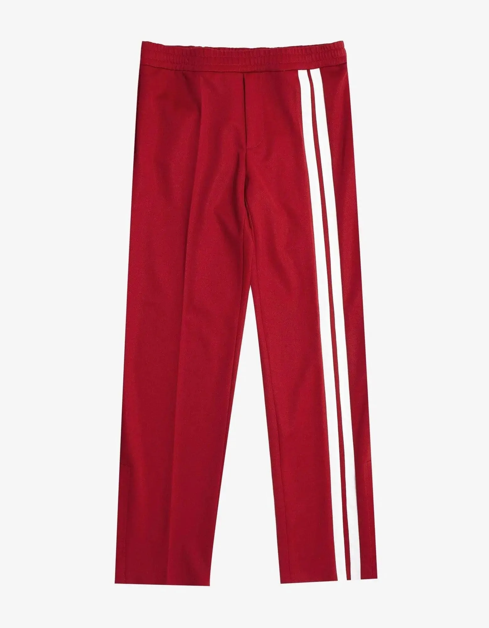 Valentino Red Trousers with White Stripes sold by Zoo Fashions