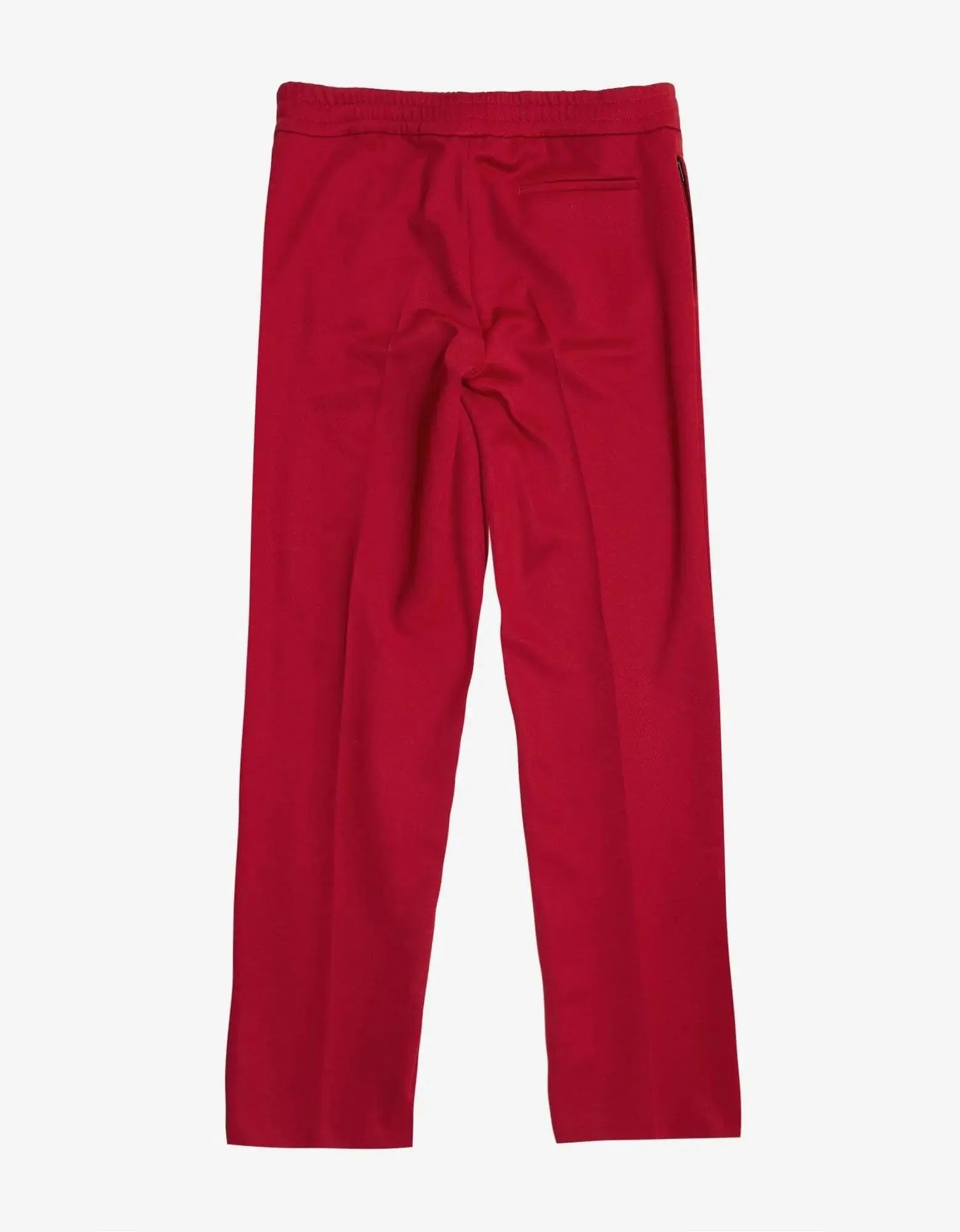 Valentino Red Trousers with White Stripes sold by Zoo Fashions product image thumbnail 2