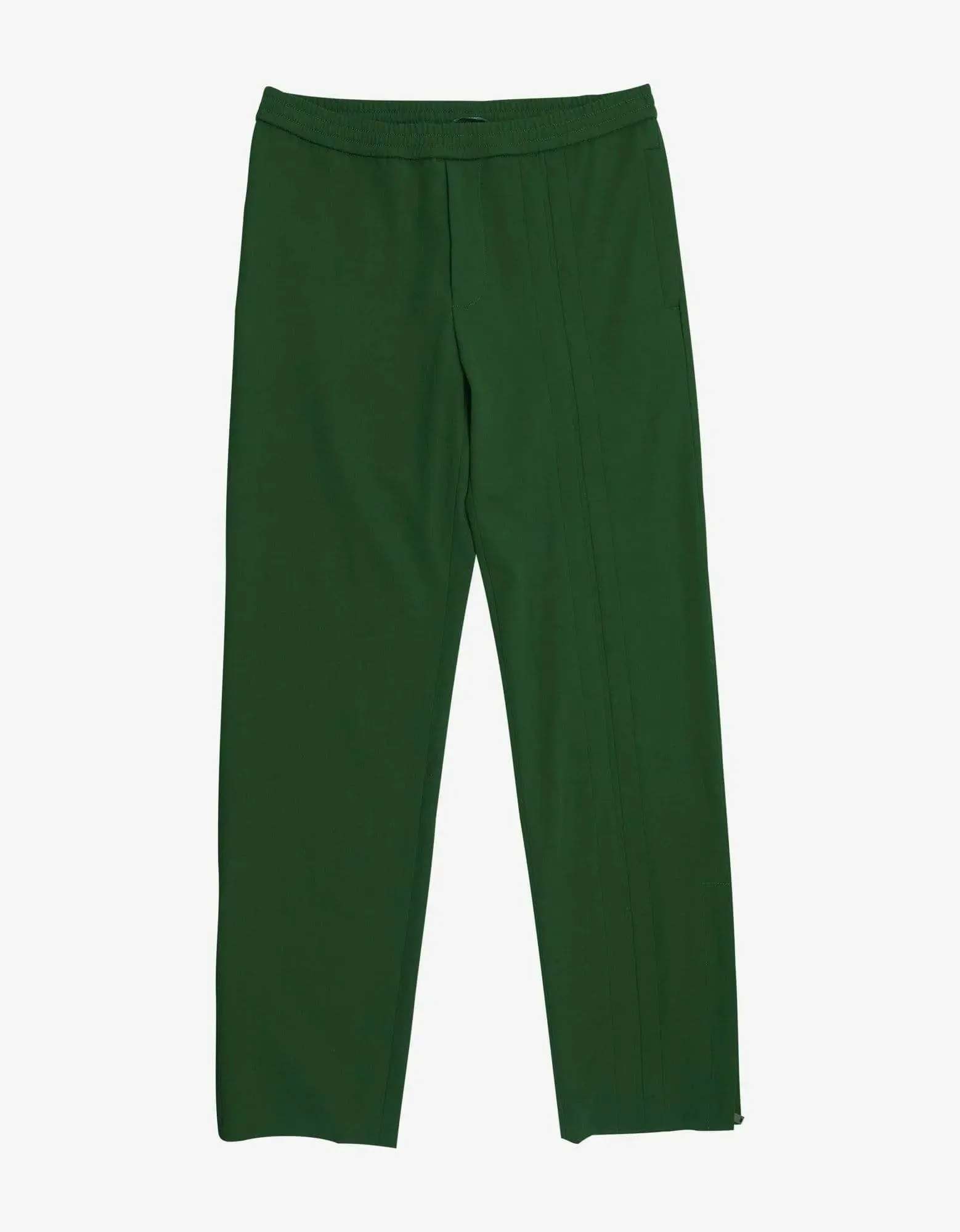 Valentino Green Side Stripe Trousers sold by Zoo Fashions