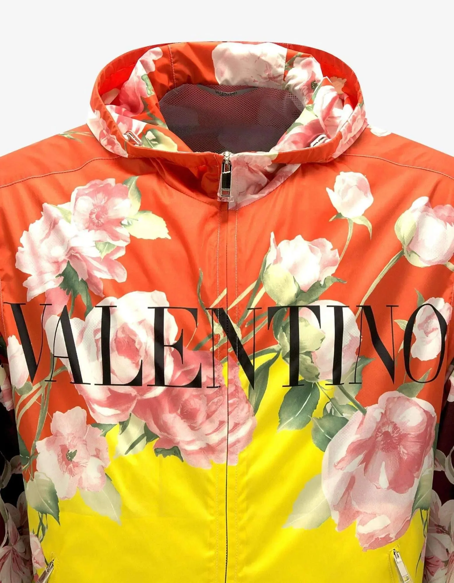 Valentino Flying Flowers Print Nylon Windbreaker sold by Zoo Fashions product image thumbnail 3