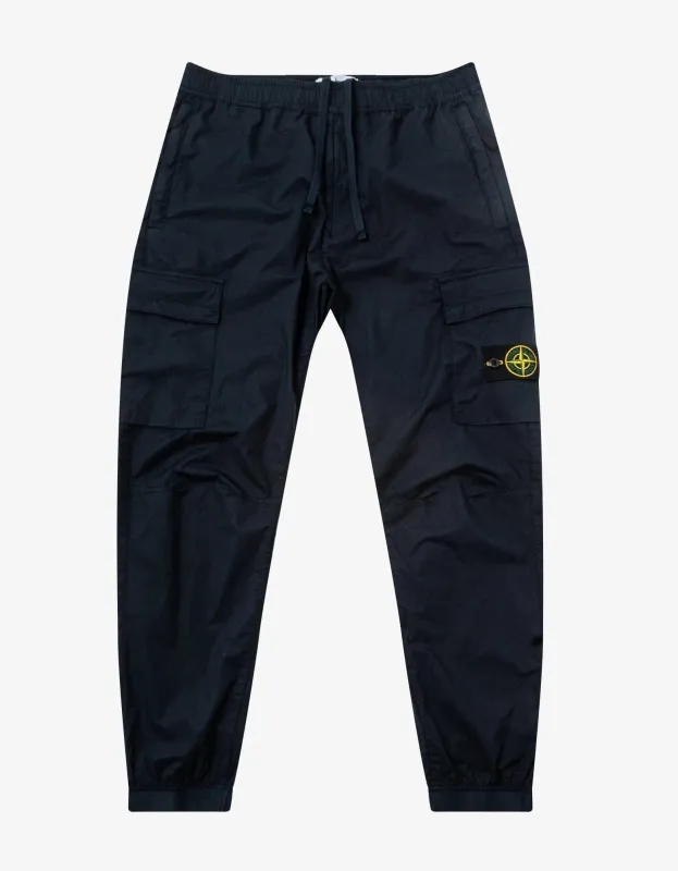 Stone Island Navy Blue Cargo Trousers sold by Zoo Fashions